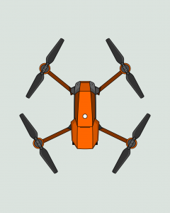 drone, quadcopter, dji