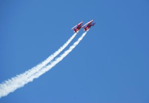 stunt plane, air show, aviation